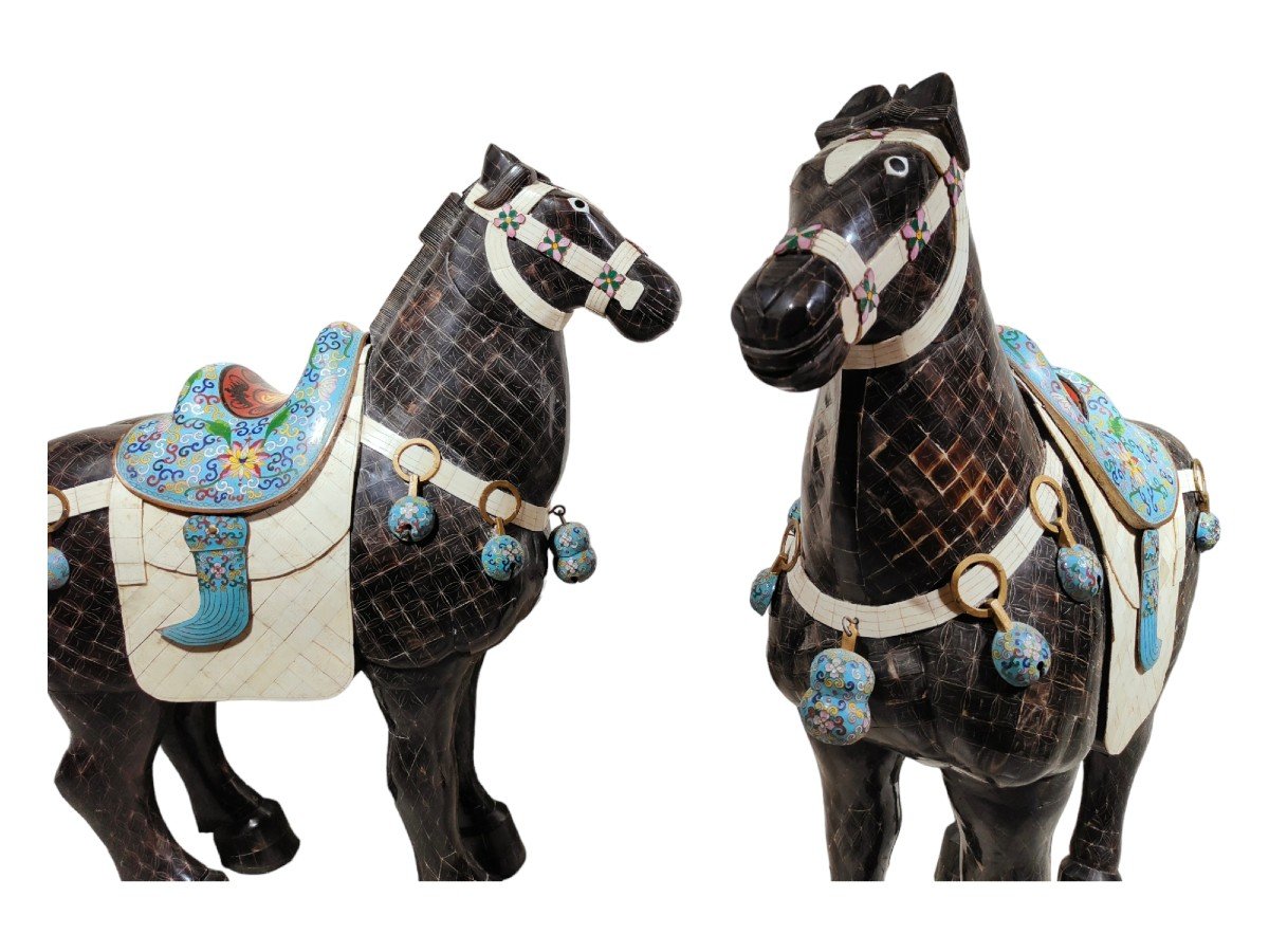 Important Pair Of Horses From The Ching Dynasty-photo-3