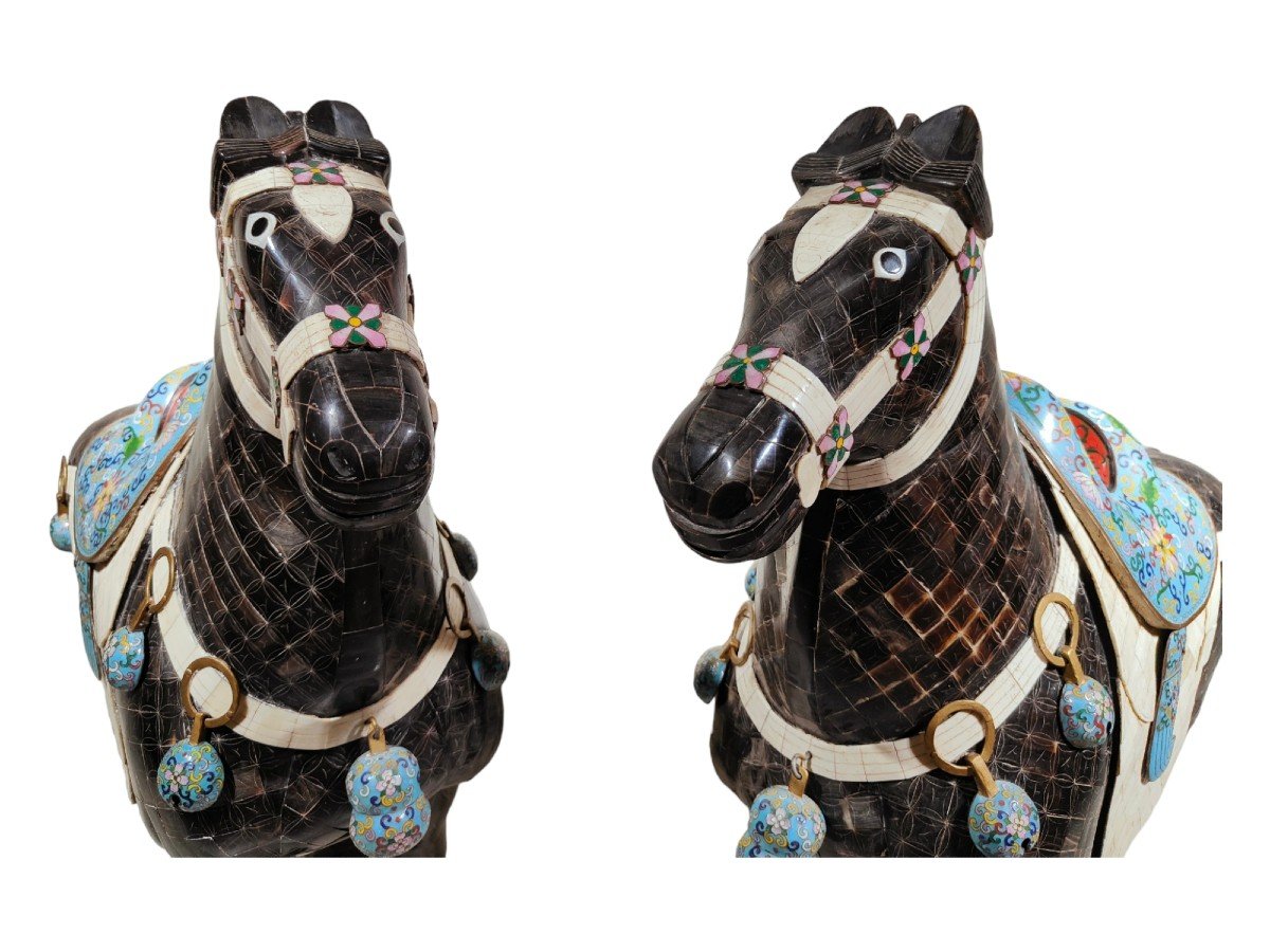 Important Pair Of Horses From The Ching Dynasty-photo-3