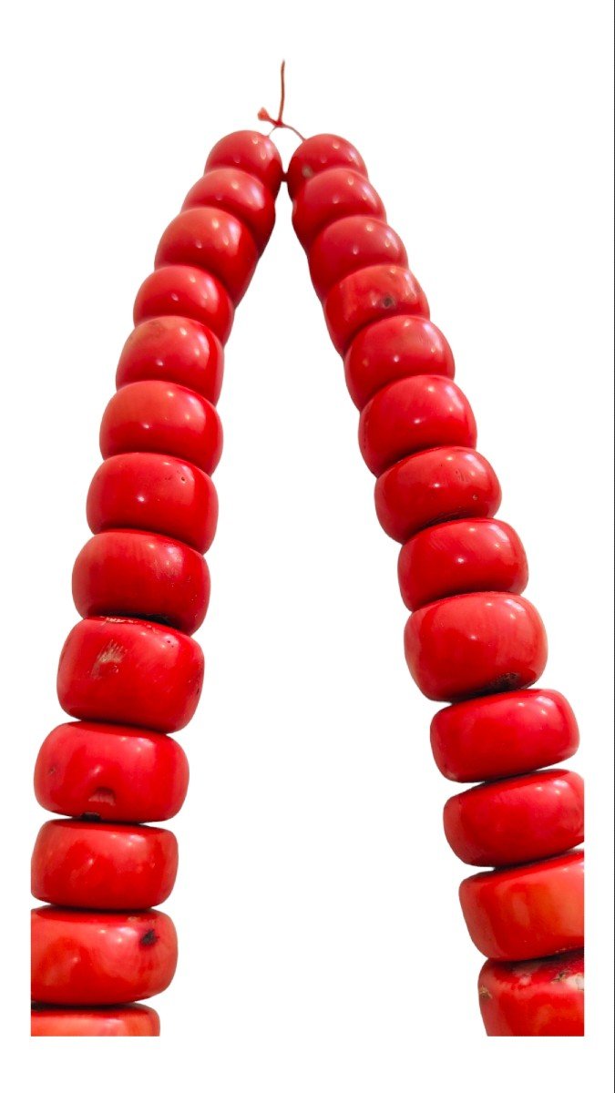 Huge Red Coral Necklace-photo-8