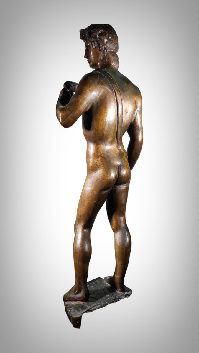 Sculpture En Bronze De David De Michel-ange-photo-3