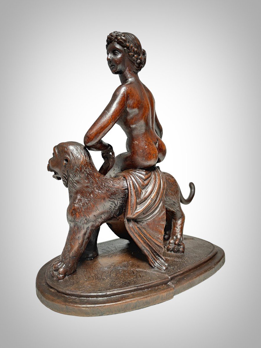 Sculpture By Johann Heinrich Von Dannecker "ariane On The Panther"-photo-3