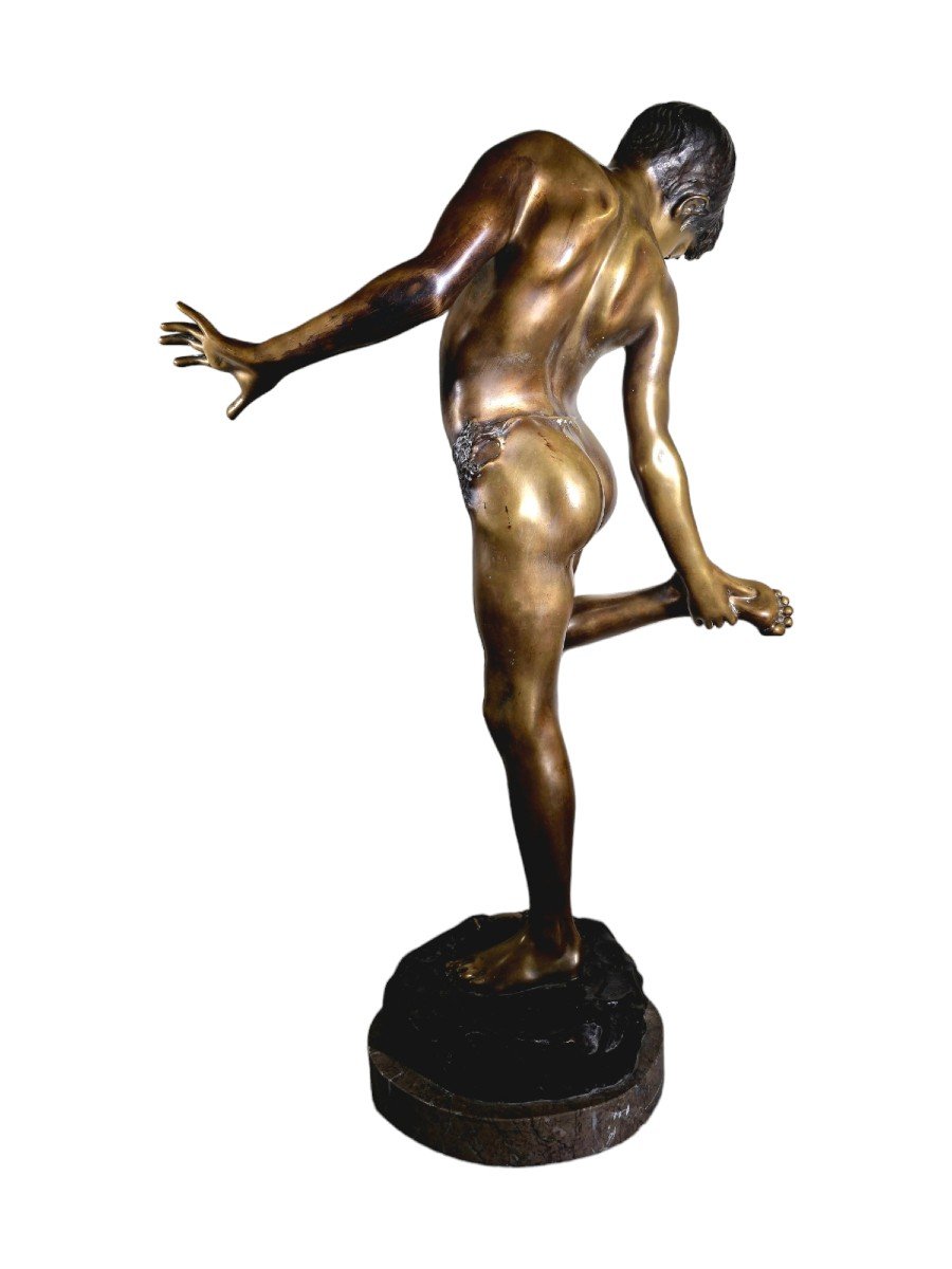  Child Bronze Sculpture - 105 Cm-photo-4