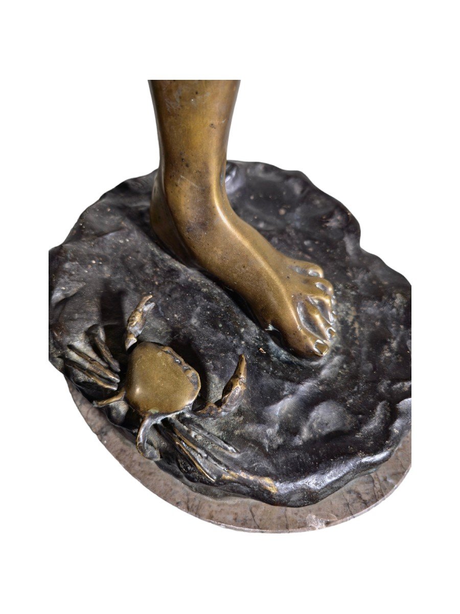  Child Bronze Sculpture - 105 Cm-photo-2