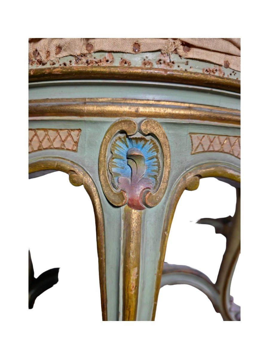 Pair Of Italian Stools From The 19th Century-photo-5