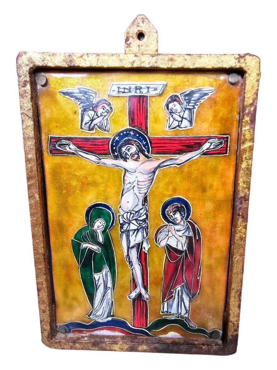 Icon With Enameled Christ-photo-5