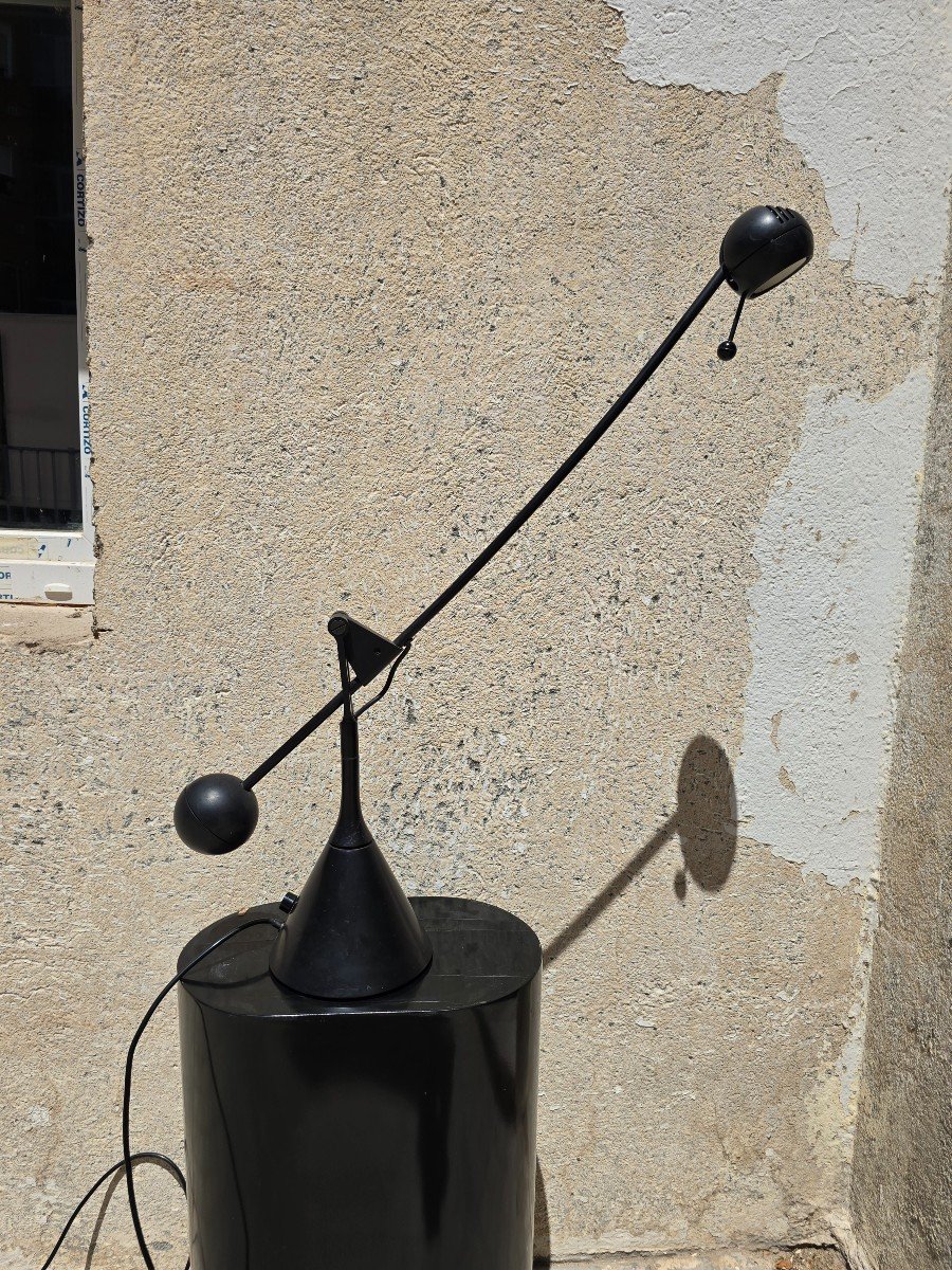 Lampe De Table "calder", Enric Franch Pour Metalarte, Barcelone 1974-photo-2