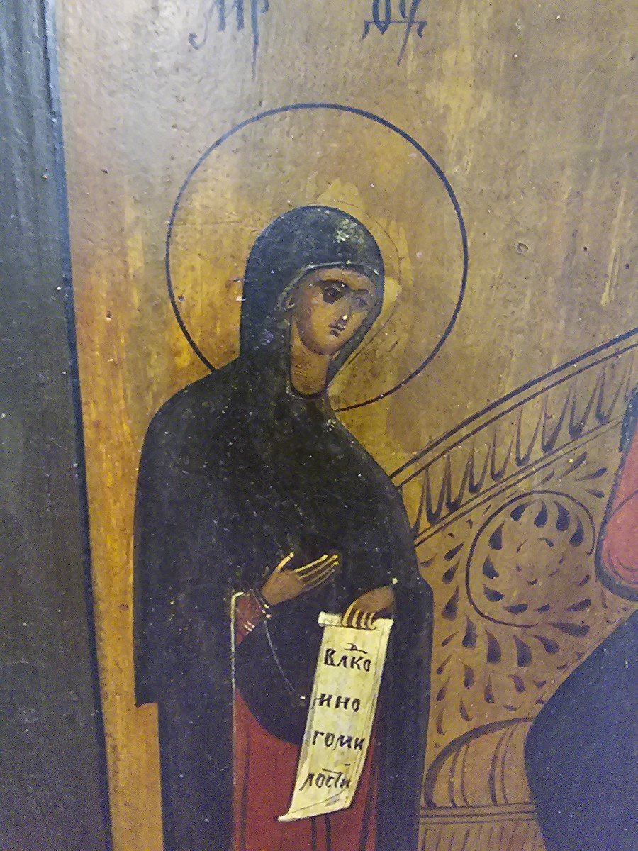 19th Century Orthodox Icon – The Deesis-photo-1