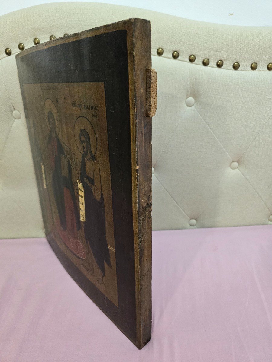 19th Century Orthodox Icon – The Deesis-photo-6