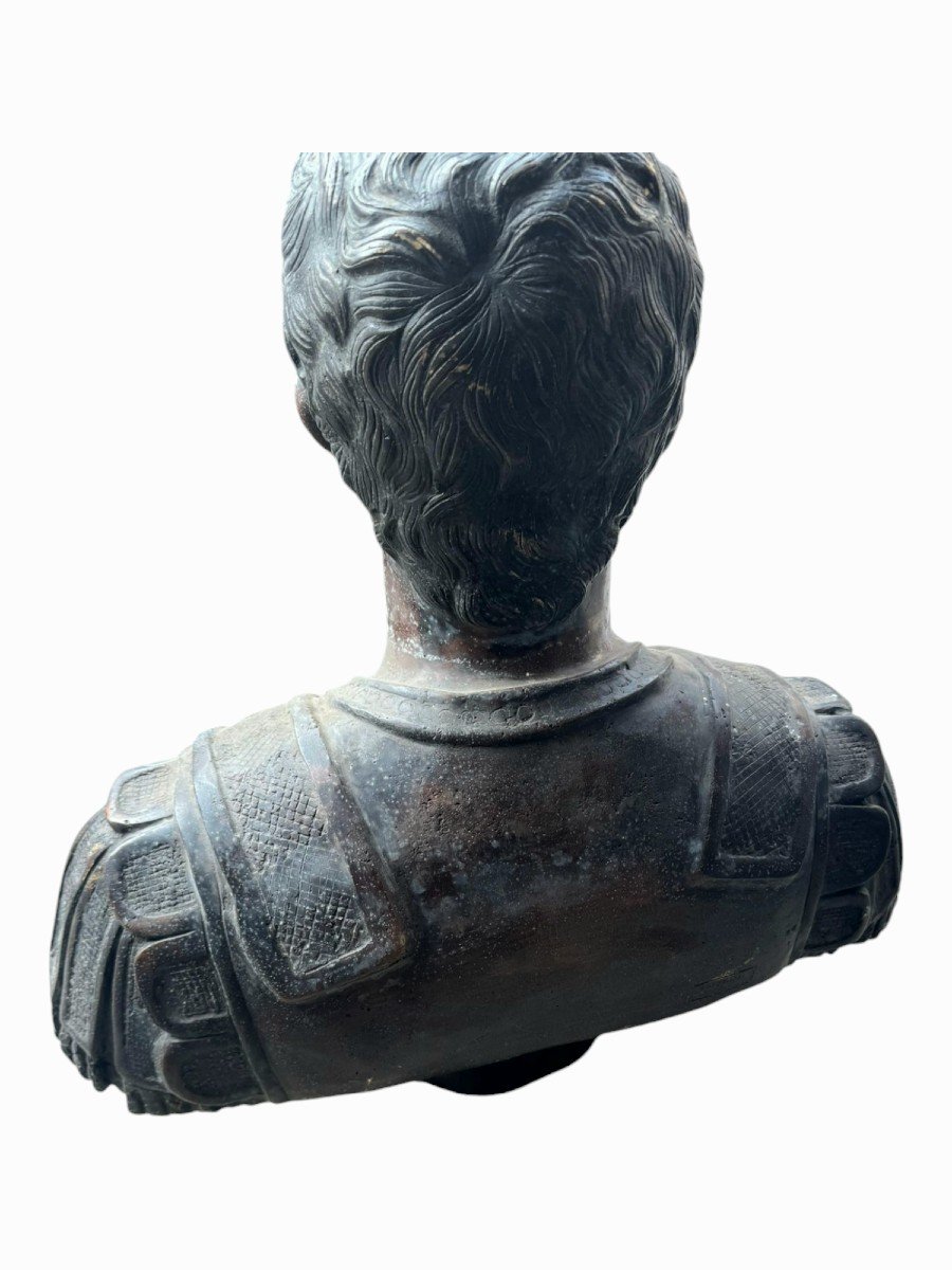 Large Roman Bronze Sculpture 80 Cm-photo-2