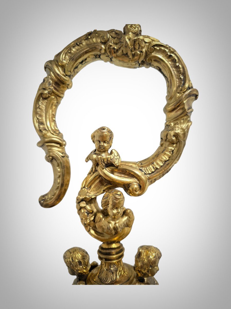 Crosse Pastorale d'évêque En Argent, Vers 1785-1793