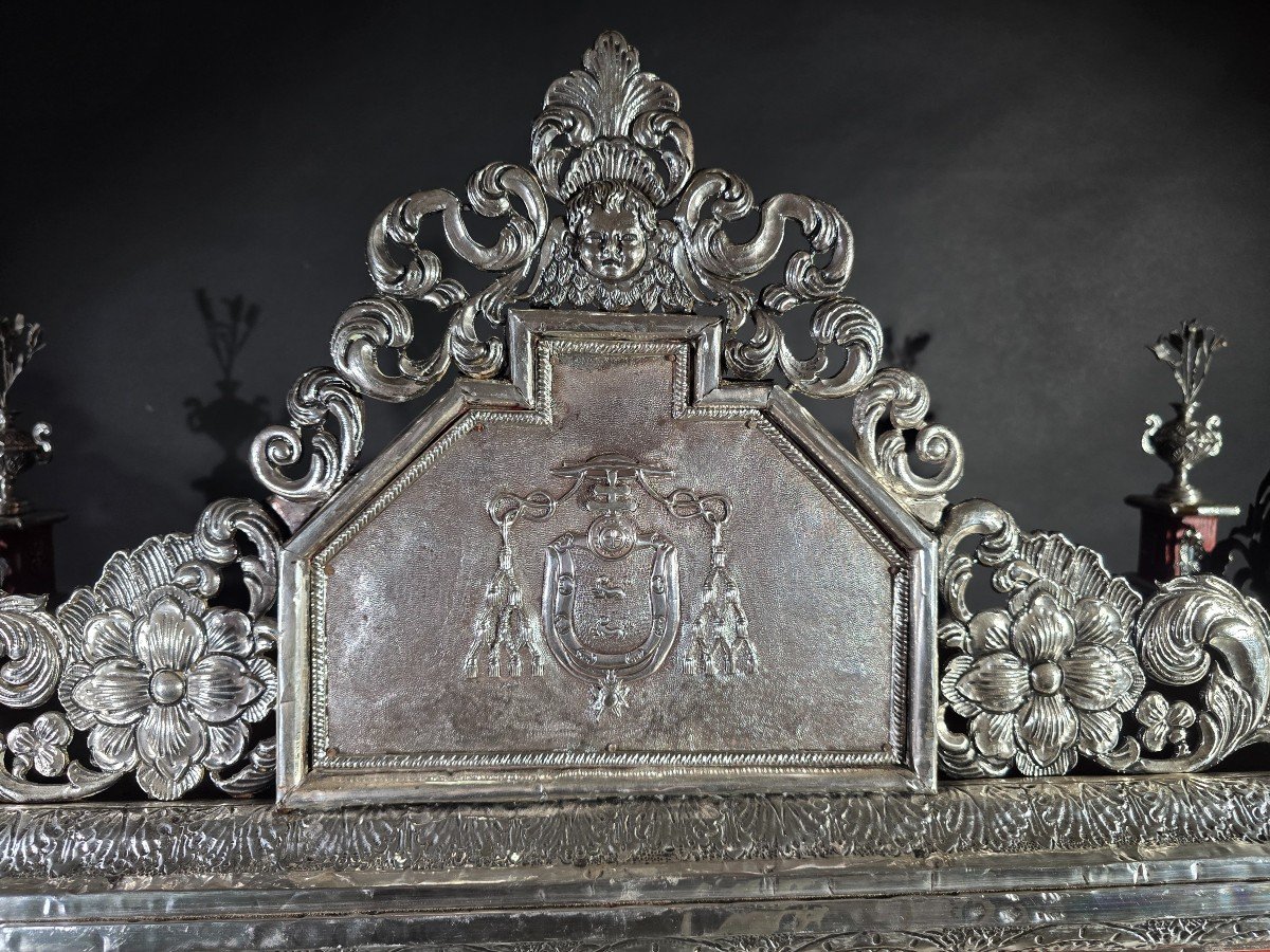 Cabinet And Buffet Table; Mexico, End Of The 18th Century And After, In Silver-photo-4