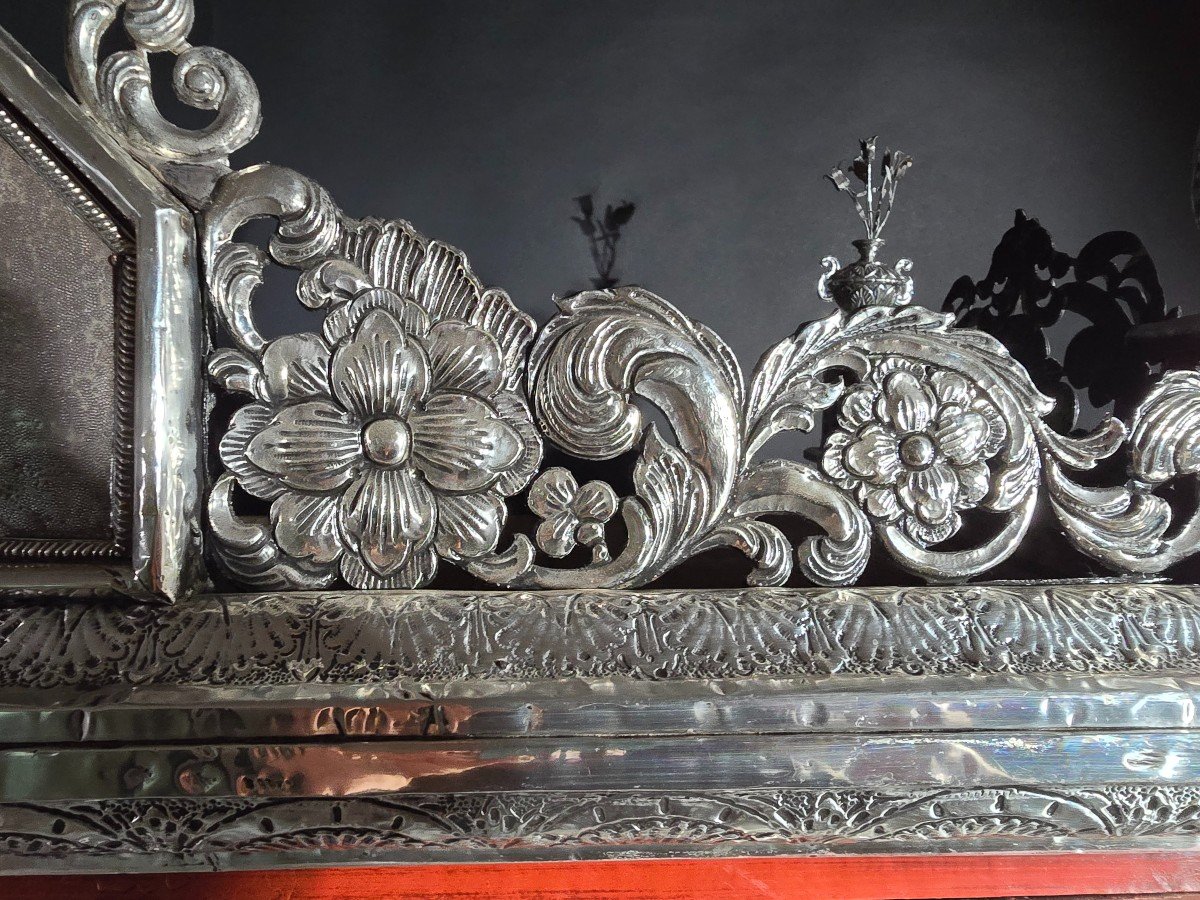 Cabinet And Buffet Table; Mexico, End Of The 18th Century And After, In Silver-photo-8