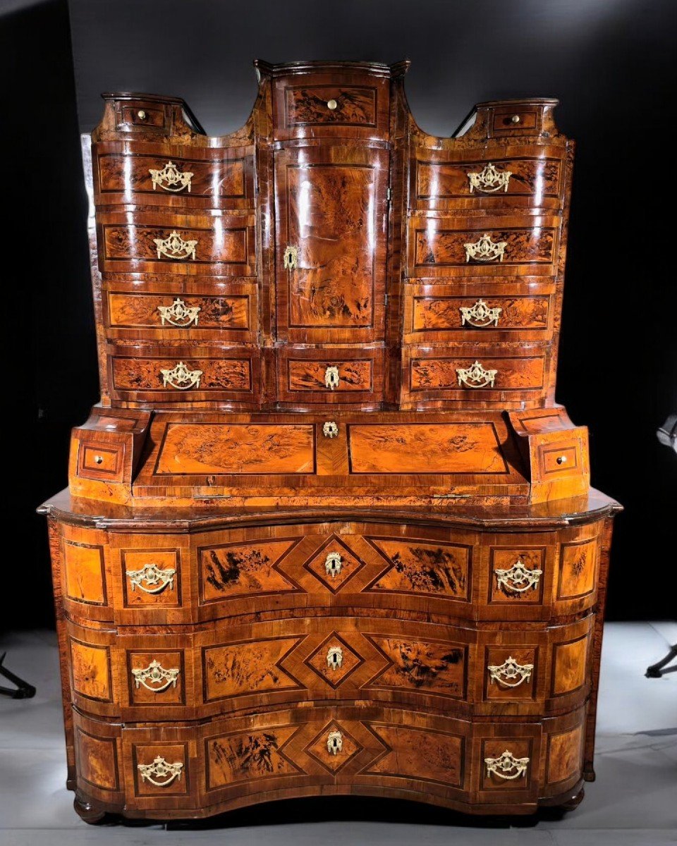 Cabinet Baroque Allemand Du XVIIIe Siècle