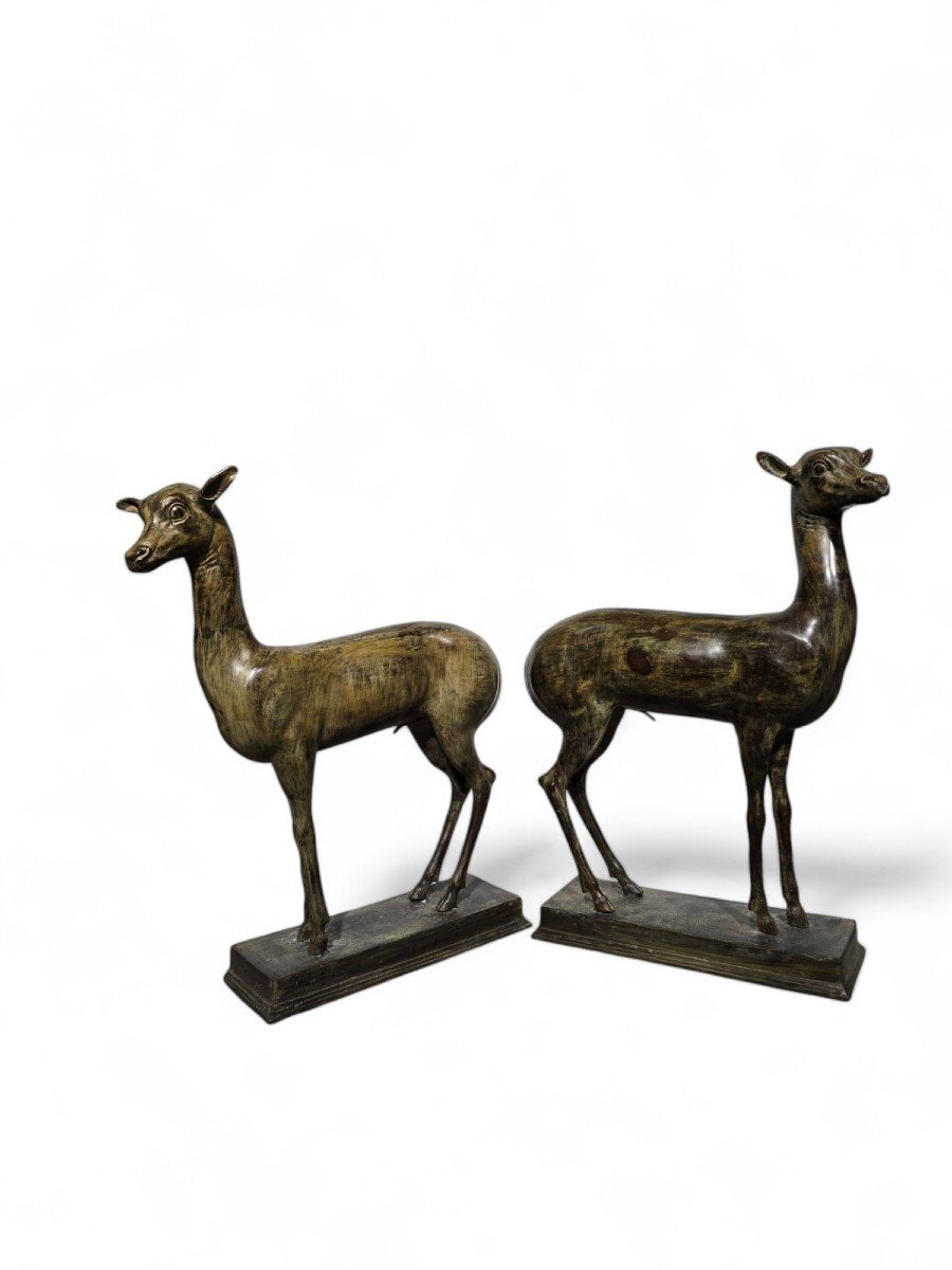 Bronze Fawns From The Villa Dei Papiri, Herculaneum-photo-2