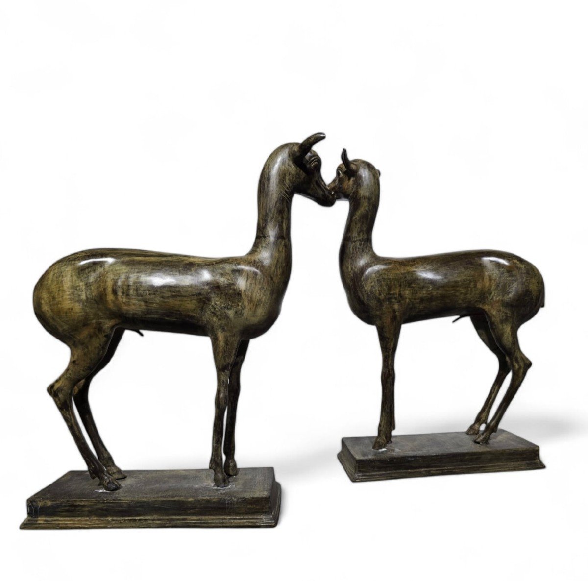 Bronze Fawns From The Villa Dei Papiri, Herculaneum-photo-3