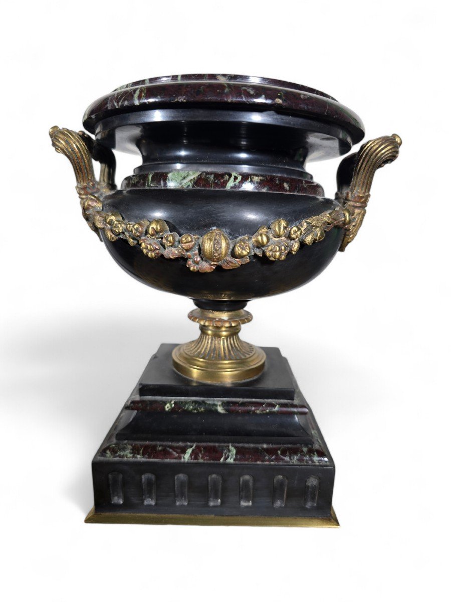 19th Century Decorative Marble And Gilt Bronze Cup