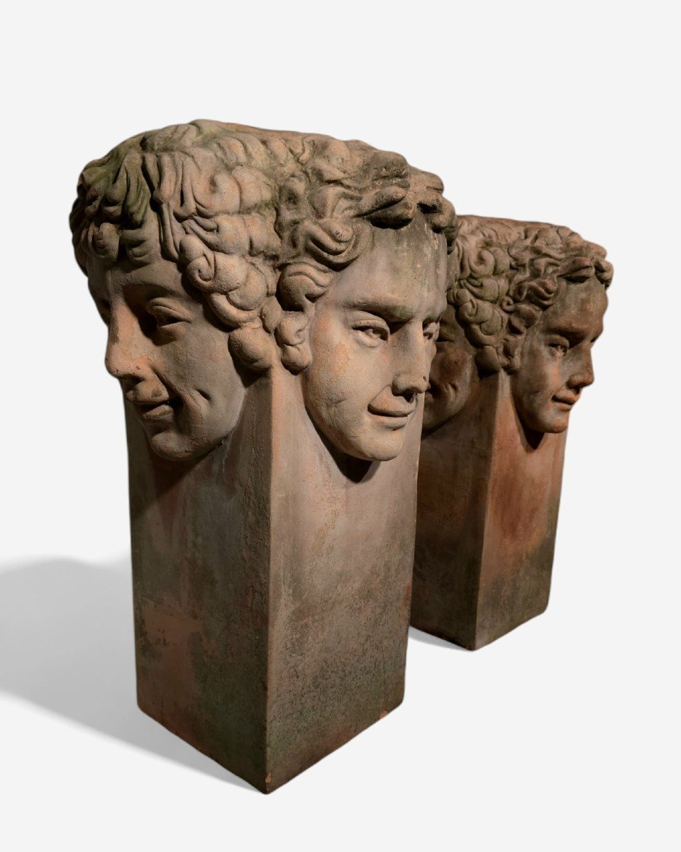 Large Tuscan Terracotta Planters-photo-3