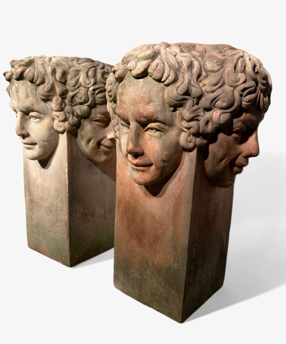 Large Tuscan Terracotta Planters-photo-4