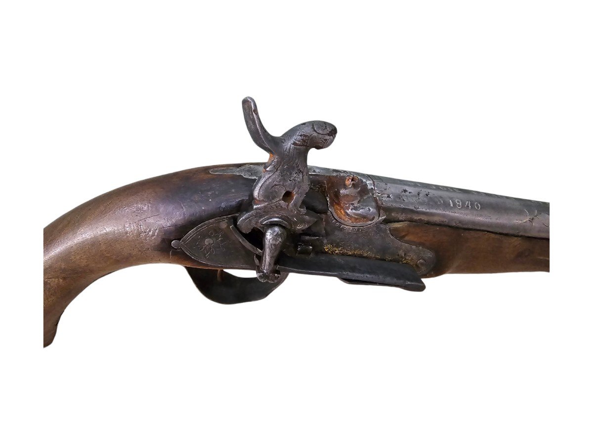 Antique Pistol From 1840 By José Ramón Gabiola – Eibar, Spain-photo-7