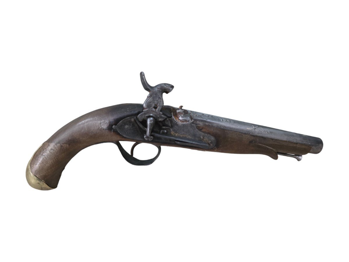 Antique Pistol From 1840 By José Ramón Gabiola – Eibar, Spain-photo-8