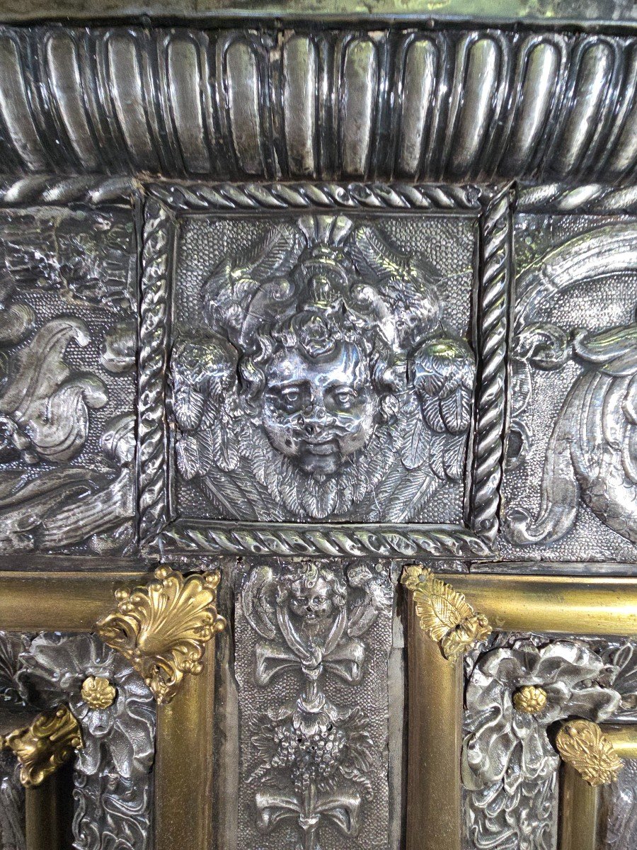 17th Century Italian Silver And Silver-gilt Altar Panel (paliotto)-photo-3