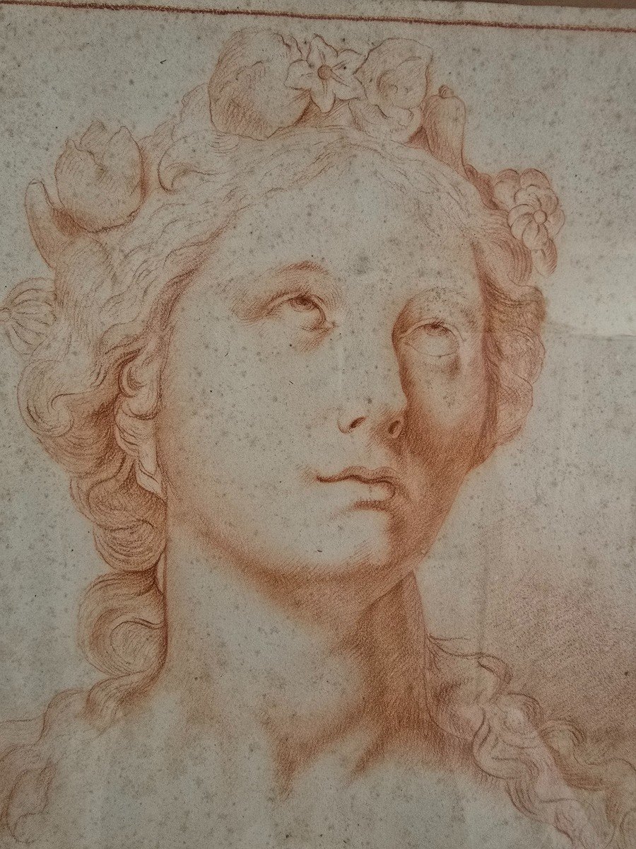 Dessin Daté Du XVIIIe Siècle – Portrait d'Une Jeune Femme (6 Mai 1780-70 ?)-photo-3