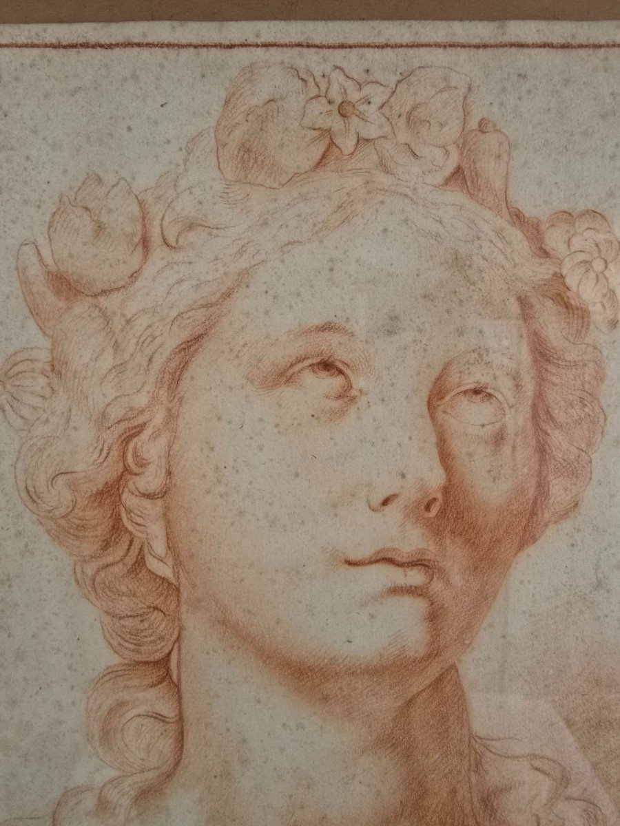 Dessin Daté Du XVIIIe Siècle – Portrait d'Une Jeune Femme (6 Mai 1780-70 ?)-photo-4