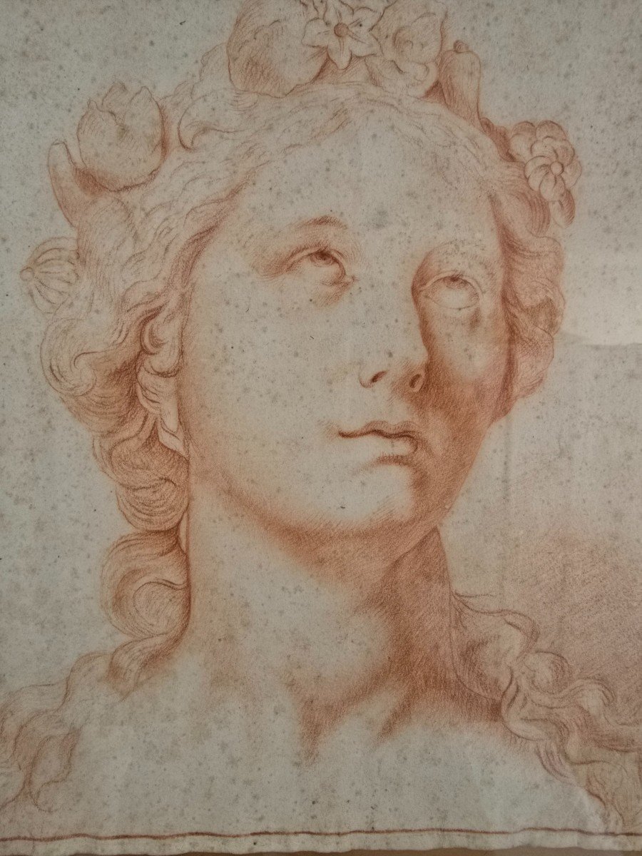 Dessin Daté Du XVIIIe Siècle – Portrait d'Une Jeune Femme (6 Mai 1780-70 ?)-photo-5