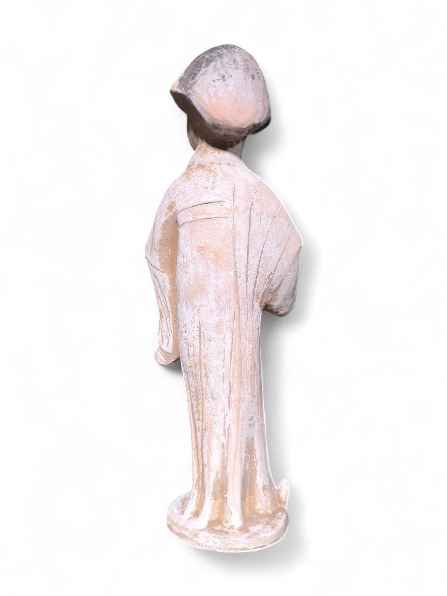 Chinese Decorative Terracotta Sculpture - Court Lady-photo-2