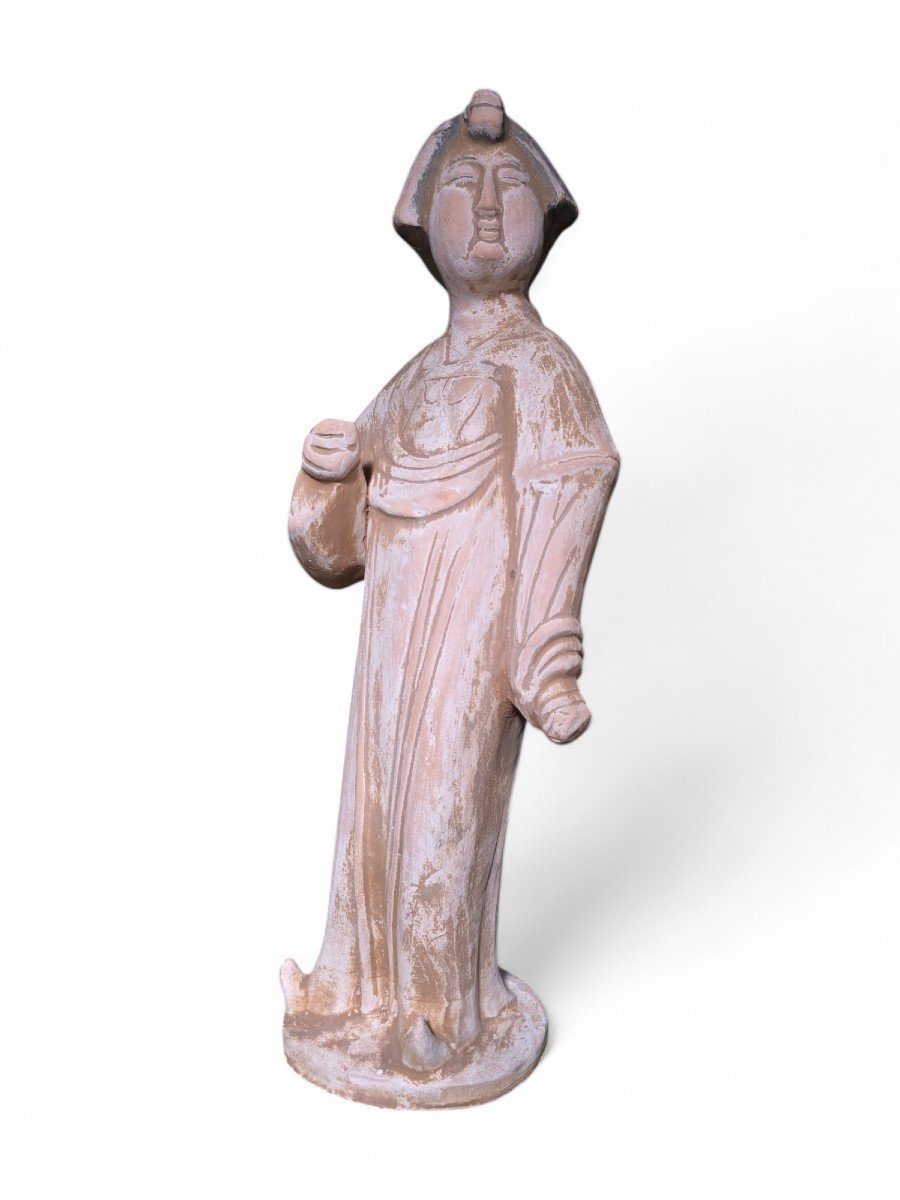 Chinese Decorative Terracotta Sculpture - Court Lady