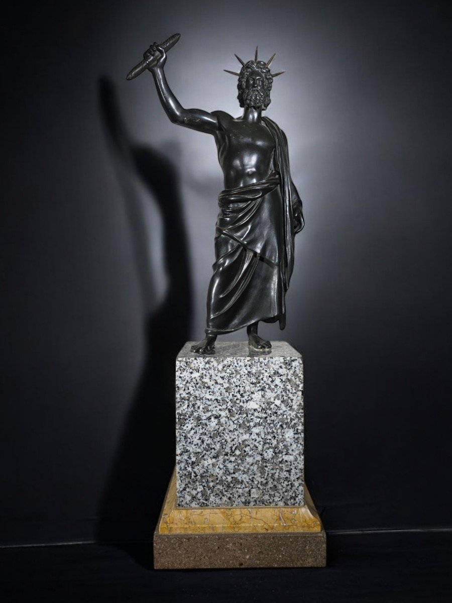 Sculpture en bronze de Jupiter, XVIIIe siècle