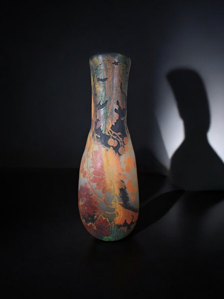 Daum Nancy Glass Vase-photo-4