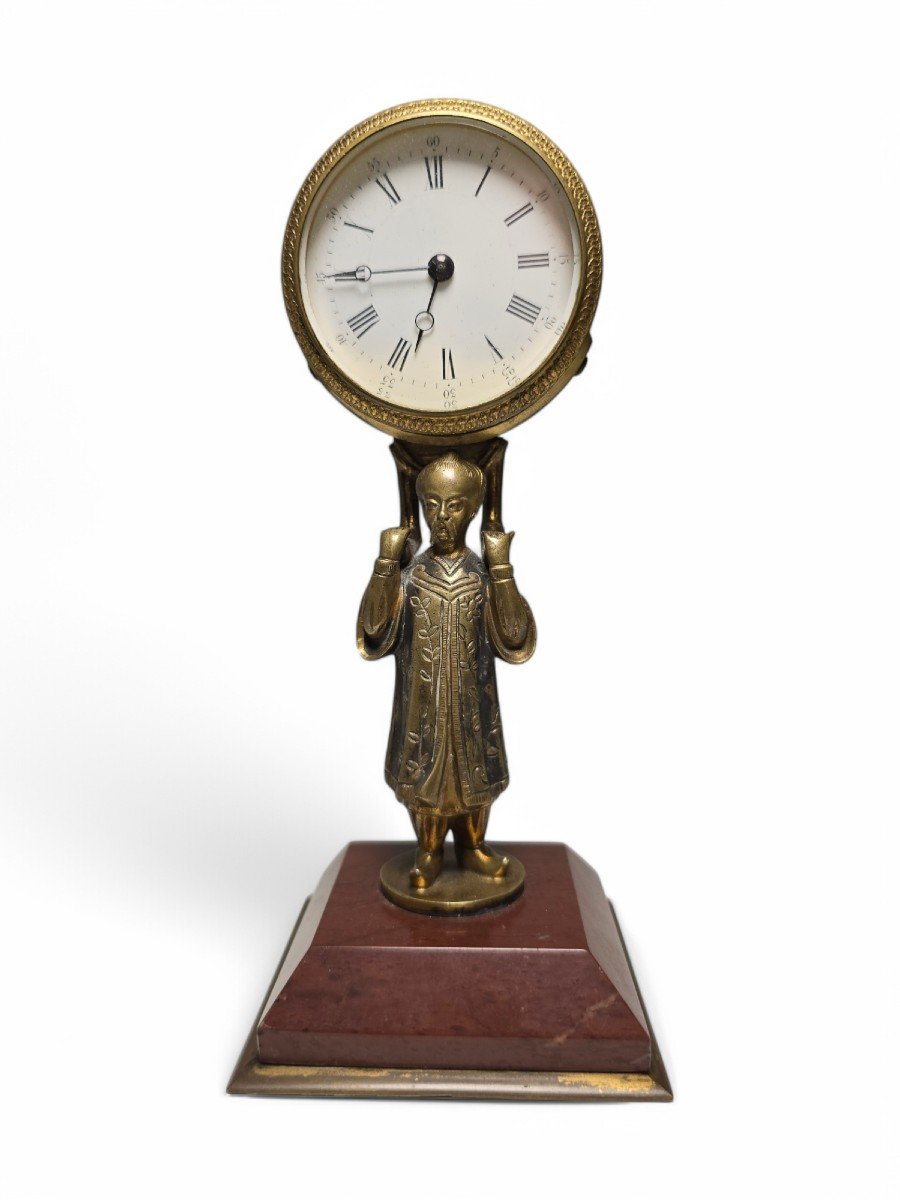 Petite Horloge Chinoise De 1900-photo-1