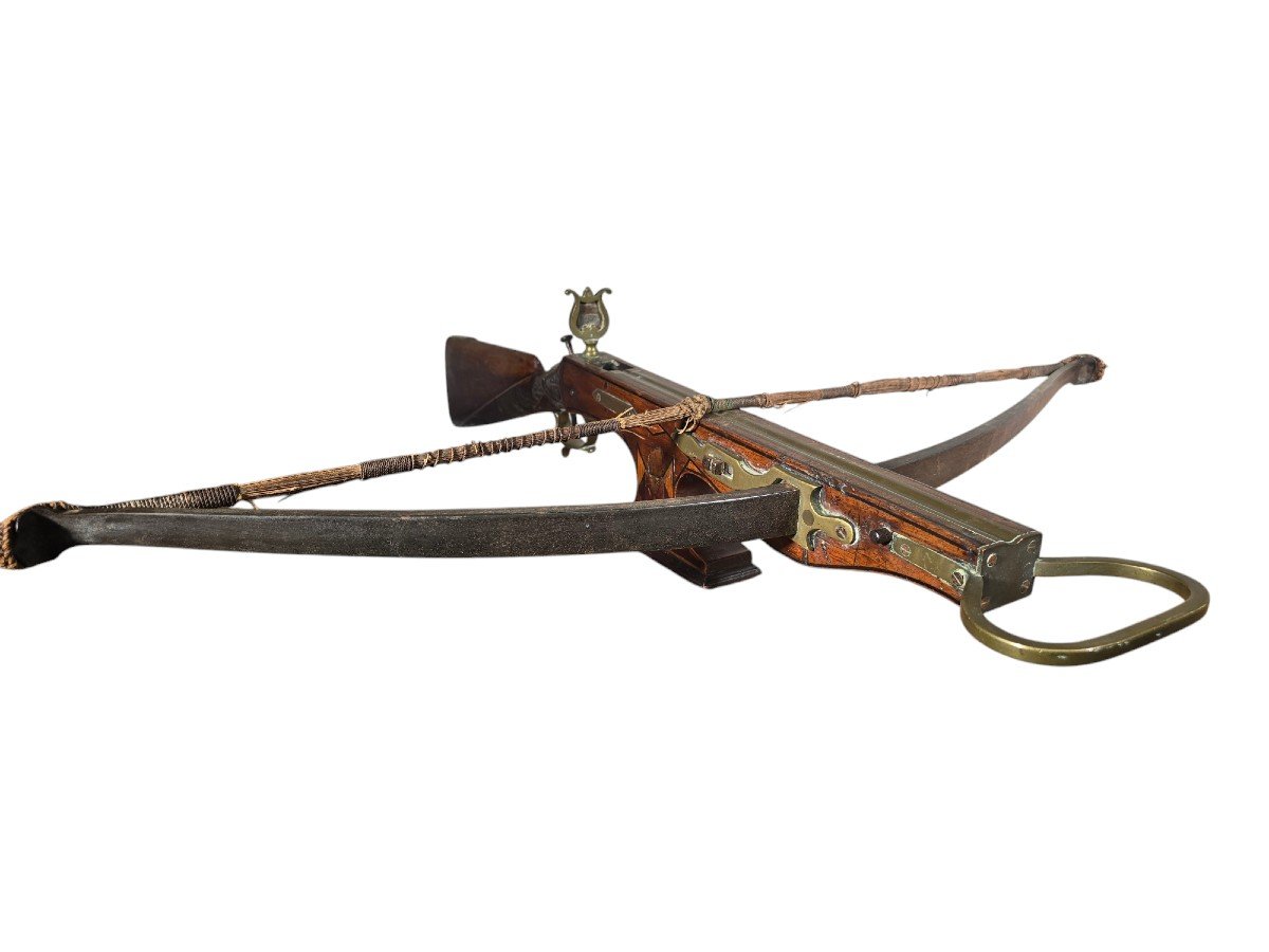 Antique Crossbow, 19th Century Or Earlier-photo-4