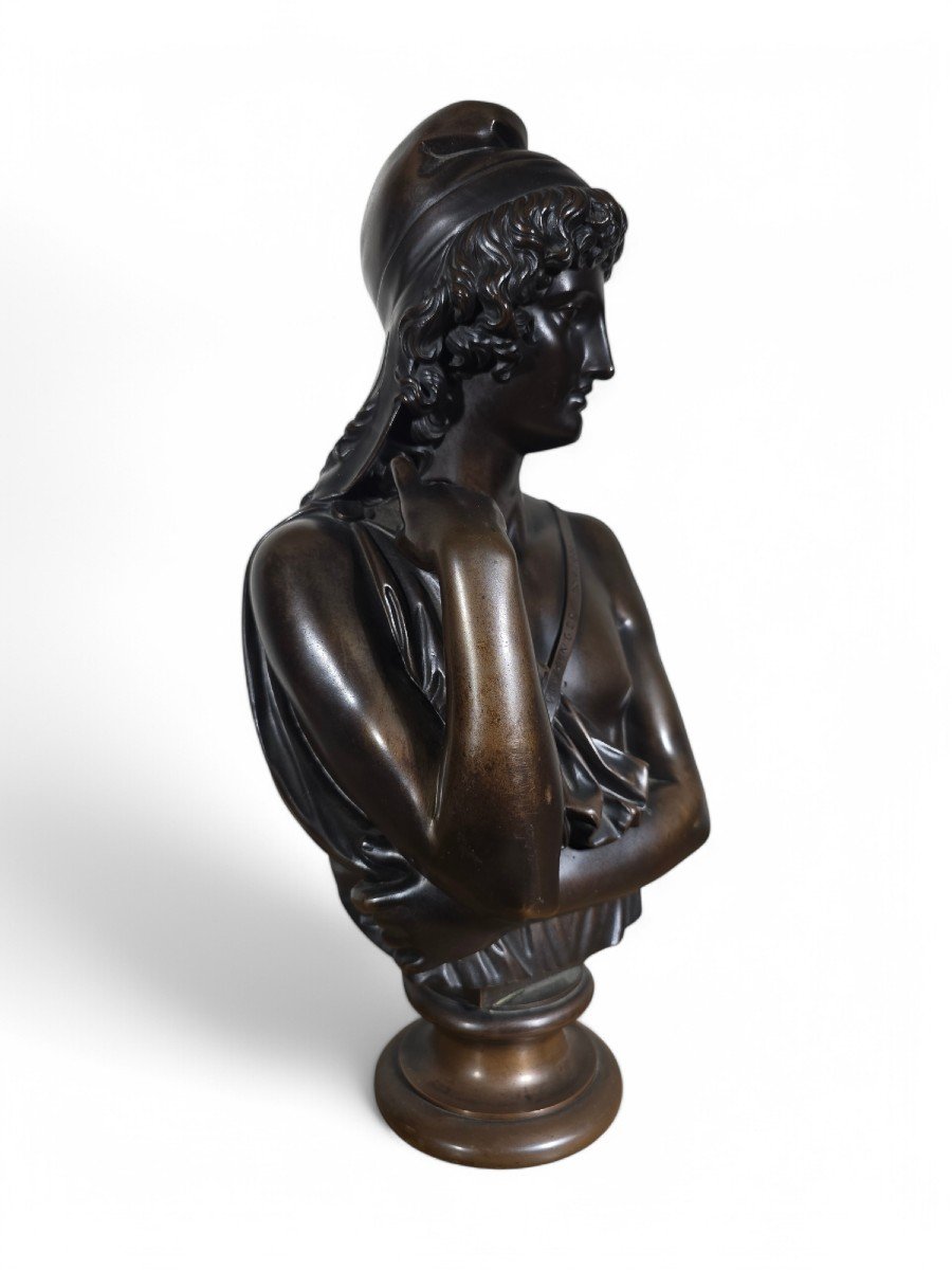 Buste En Bronze De Jean-baptiste Clesinger (1814–1883), « Attis, époux De Cybèle », Par Barbedi-photo-3