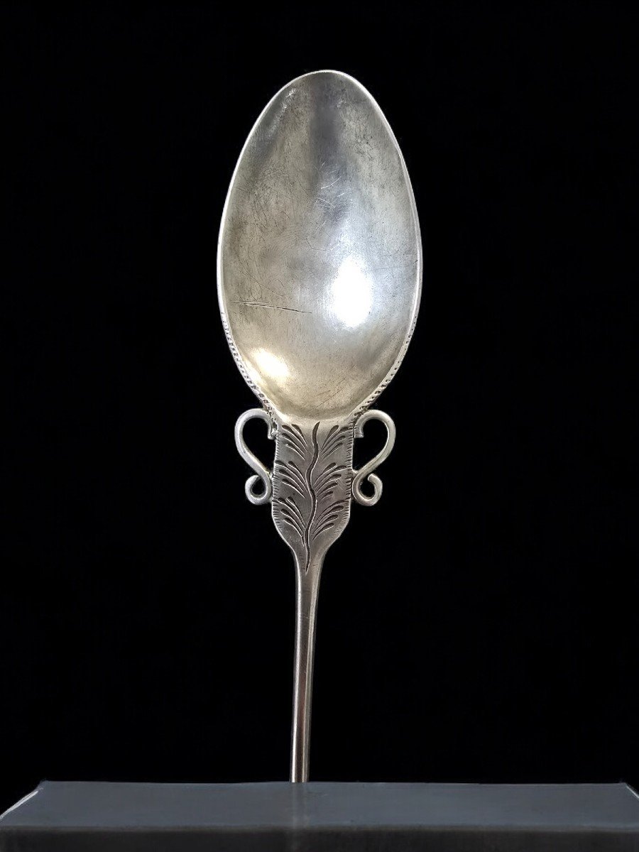 18th Century Colonial Silver Hairpin – Peru-photo-4