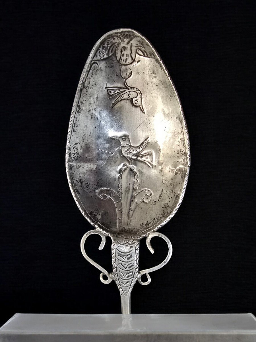 18th Century Colonial Silver Hairpin – Peru-photo-7