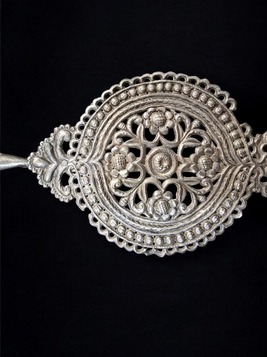 18th Century Colonial Silver Hairpin – Peru-photo-3