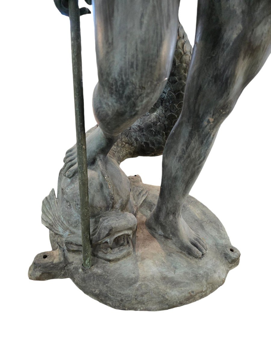 Bronze Neptune Statue - 210 Cm-photo-4