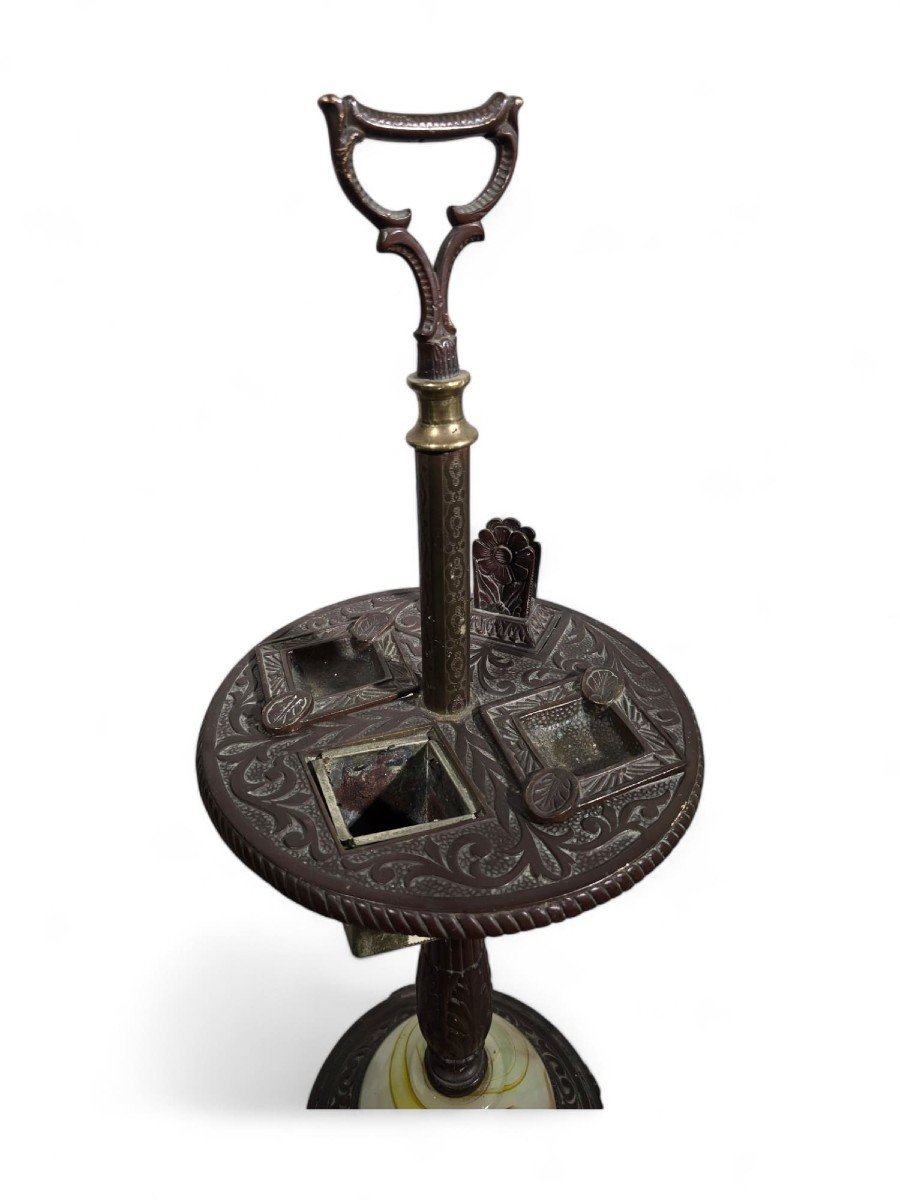 Portable Ashtray, 19th Century-photo-2