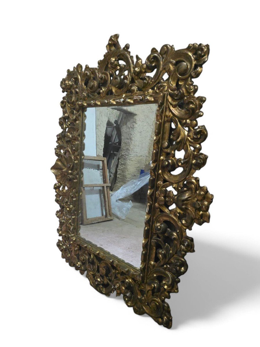  Miroir En Bois Doré – XVIIIe Siècle-photo-6