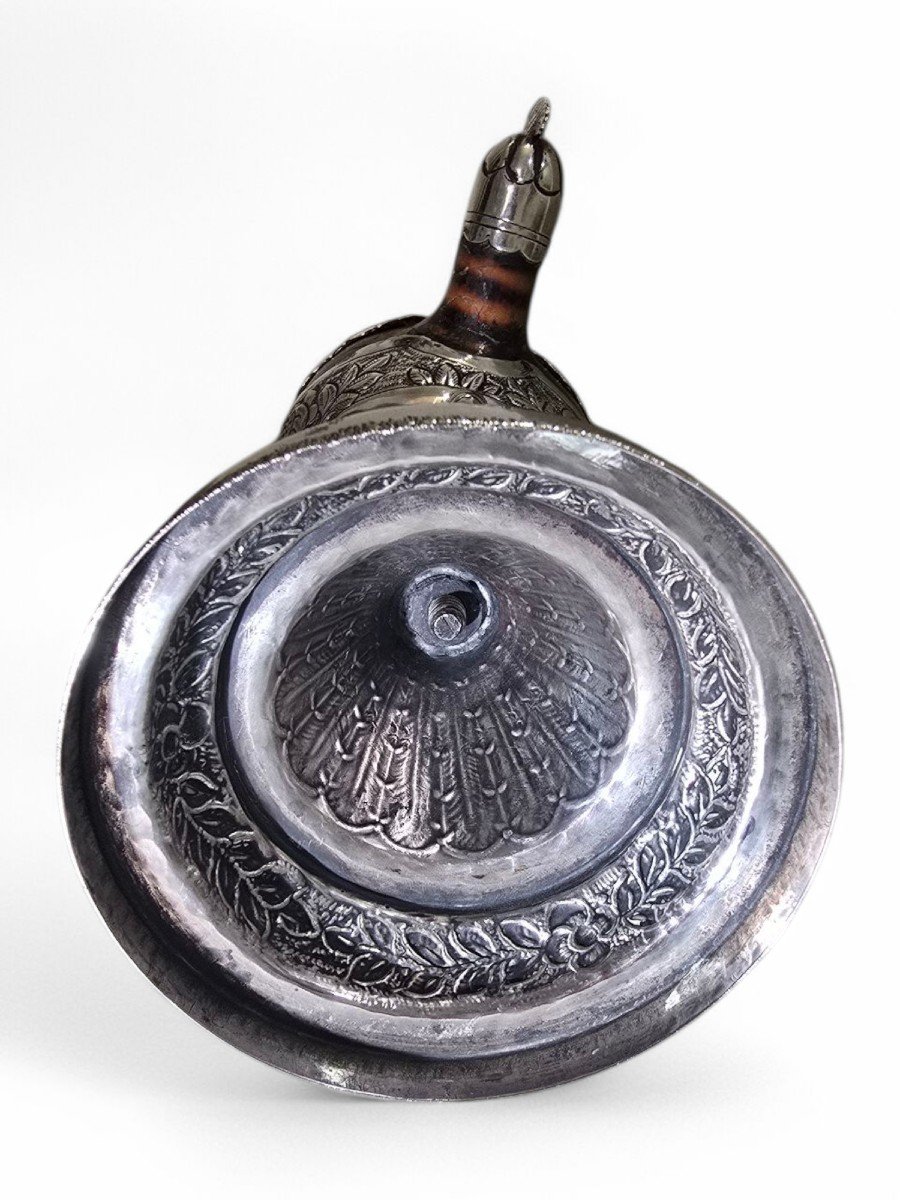 Tasse à Maté En Argent Massif Colonial Du XVIIIe Siècle-photo-2