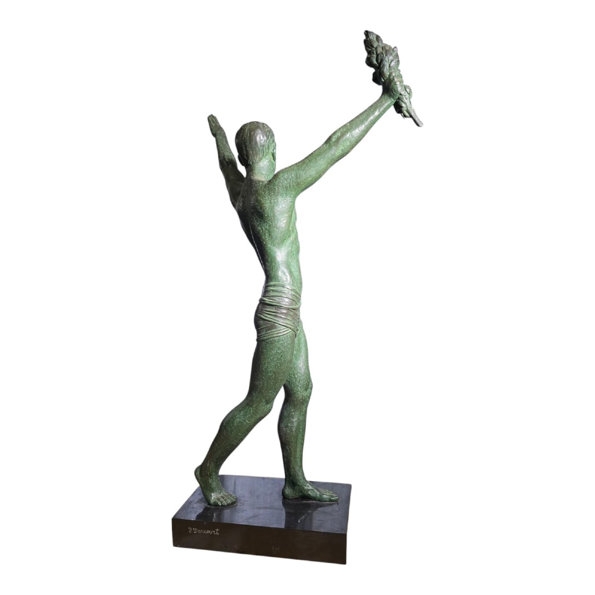 Art Deco Bronze Sculpture – Dh Chiparus (signed J. Darcourt), 1930-photo-5
