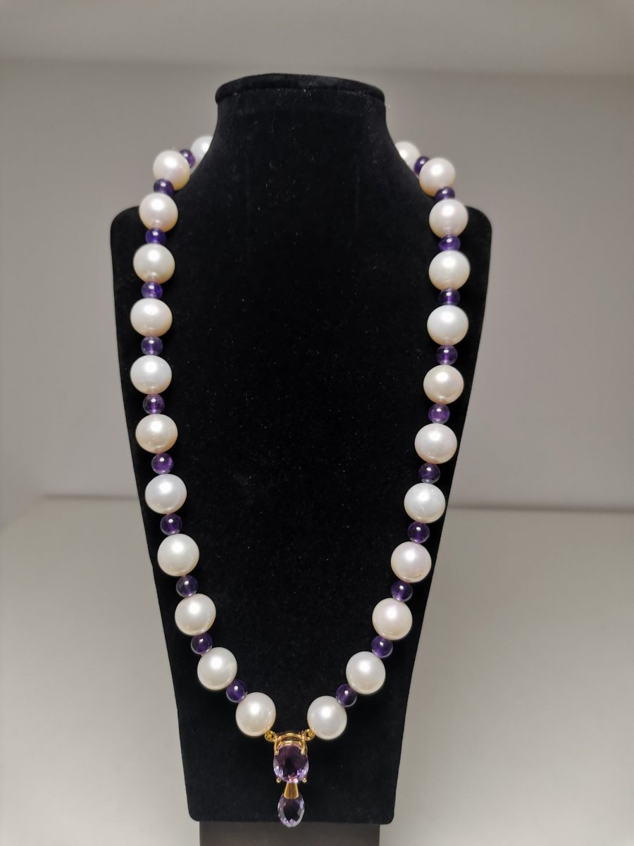 Necklace Cultured Pearls 20 Eme-photo-2