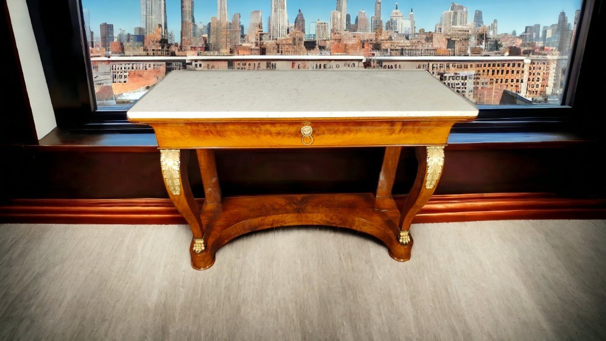 Grande Console Empire Du Début De 1800-photo-7