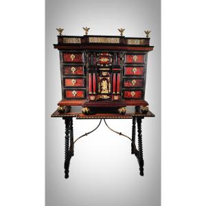 Italian Cabinet With Table, Late Seventeenth Century