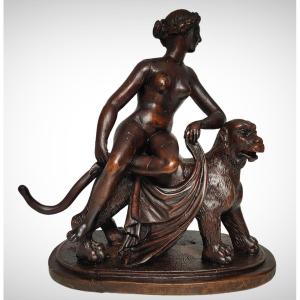 Sculpture By Johann Heinrich Von Dannecker "ariane On The Panther"