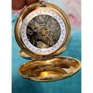  Pocket Watch In 18 Carat Gold, Dating From Around 1900