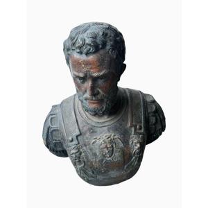 Grande Sculpture Romaine En Bronze 80 Cm
