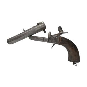 Antique French Pistol From The 19th Century – Functional